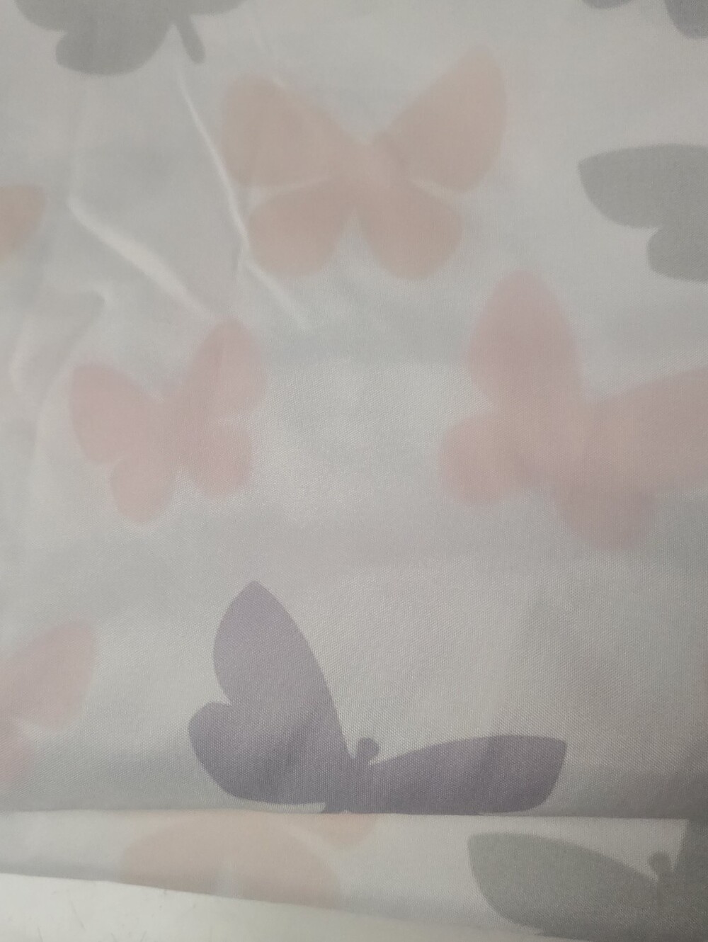 Butterfly Print Twin Flat, Fitted Sheet One Single Standard Pillow Case - Picture 6 of 7